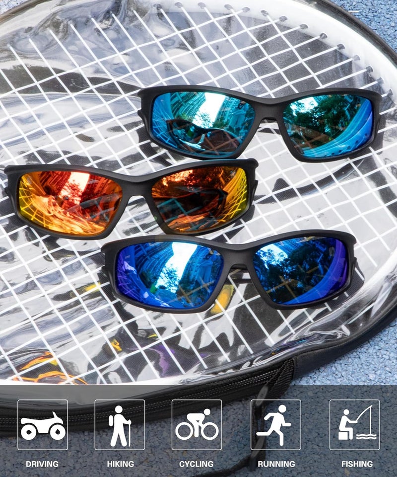 OUKEMAX Polarized Sunglasses Men, Sports Sun Glasses Womens UV400 Protection for Fishing Running Driving - Image 5
